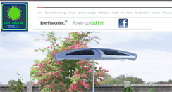 Desktop Screenshot of enerfusioninc.com